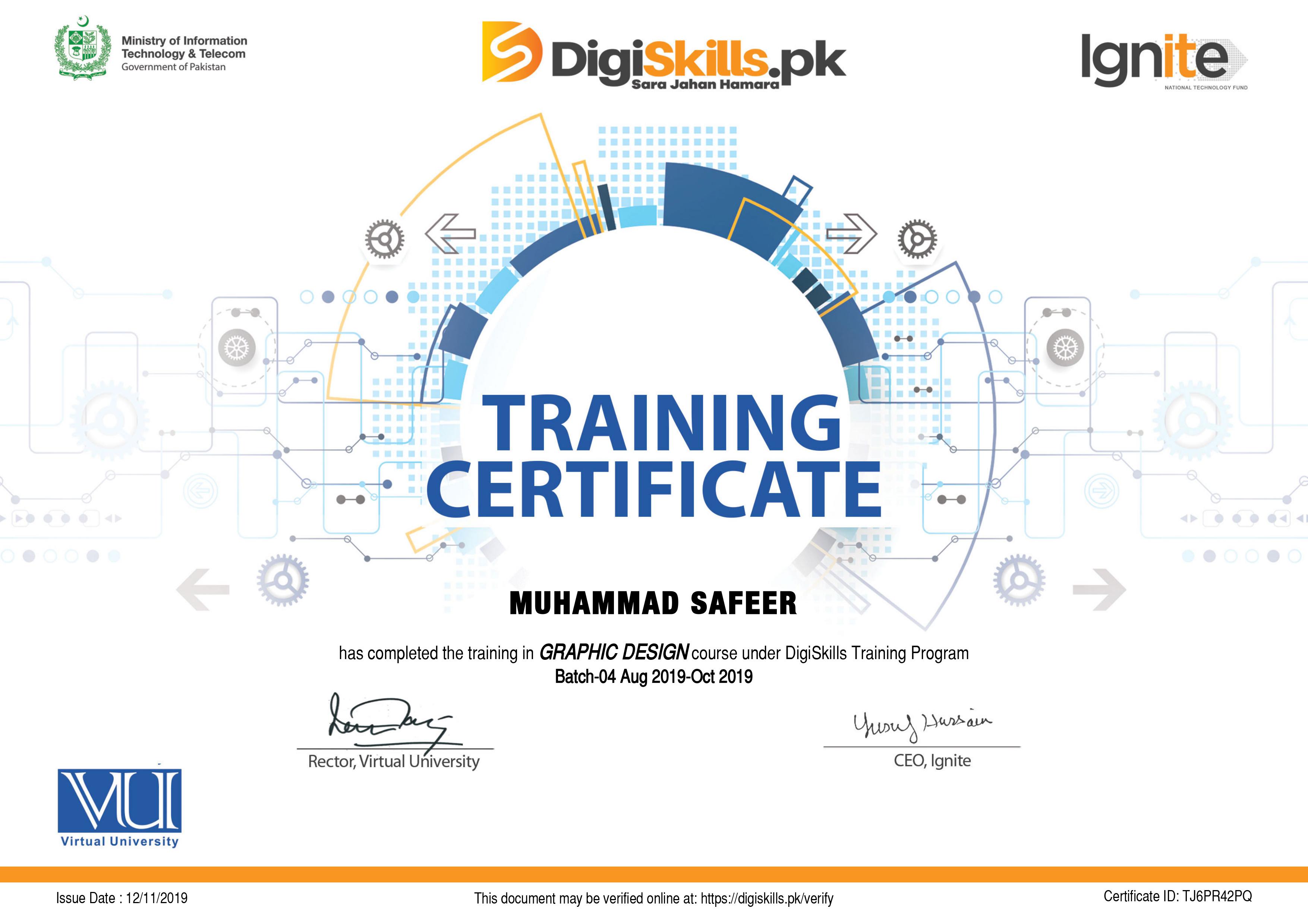 Graphic Design Certificate